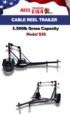 Cable trailer reel - /,